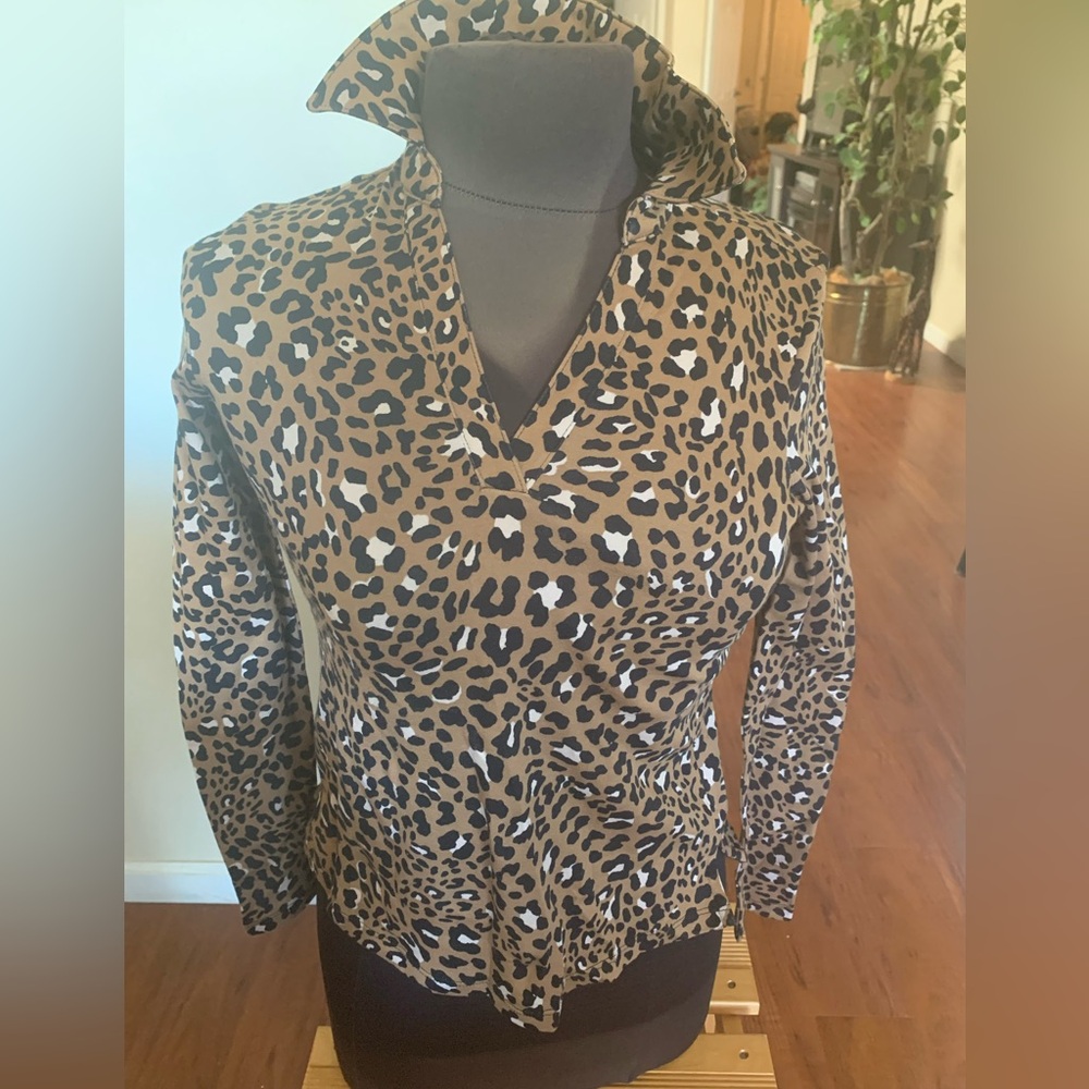 Brand new,with tags, animal print top.